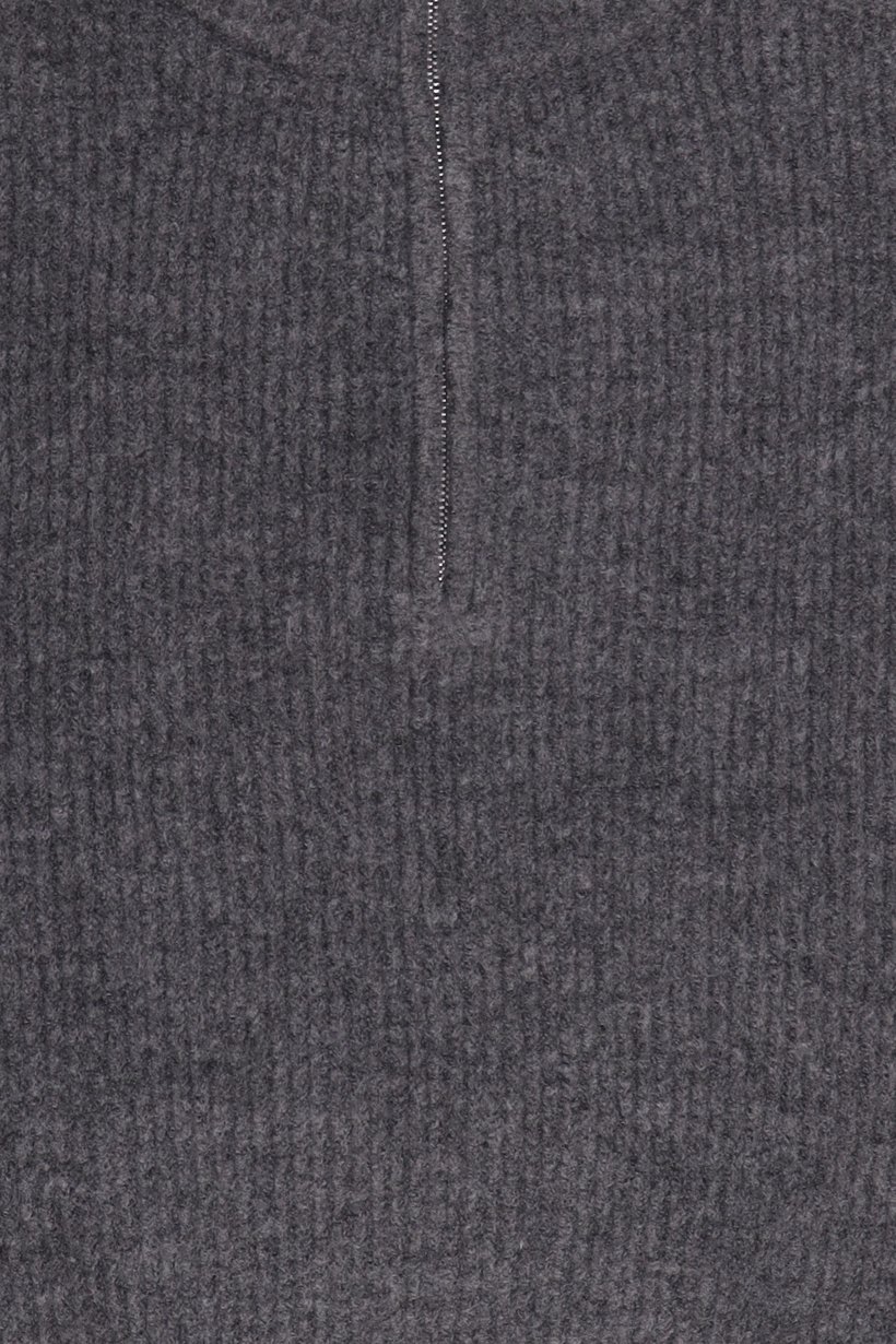 Women Knitted Long Sleeve Sweater, Grey