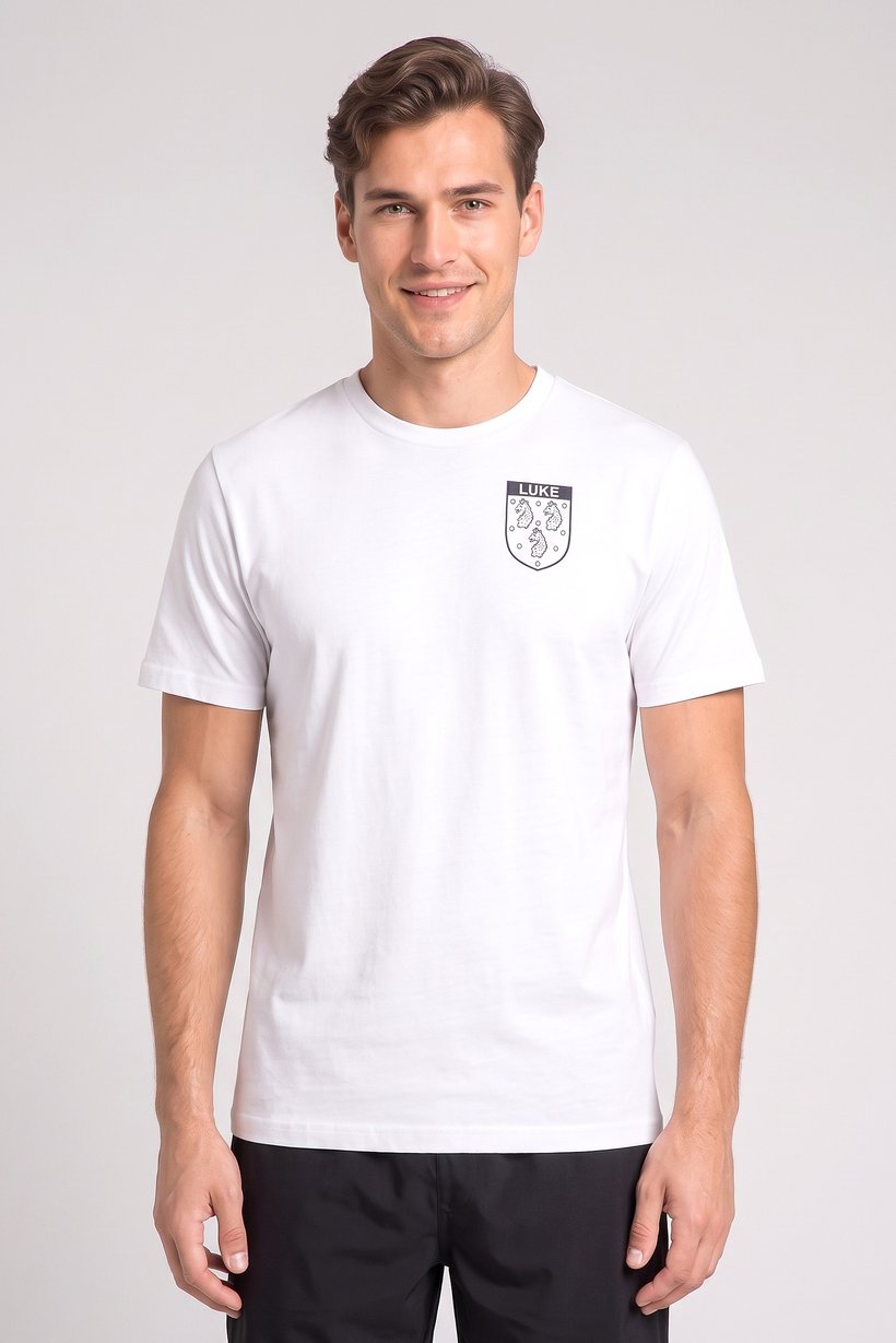 Men Sportswear Fit Short Sleeve Outdoor T-Shirt, White
