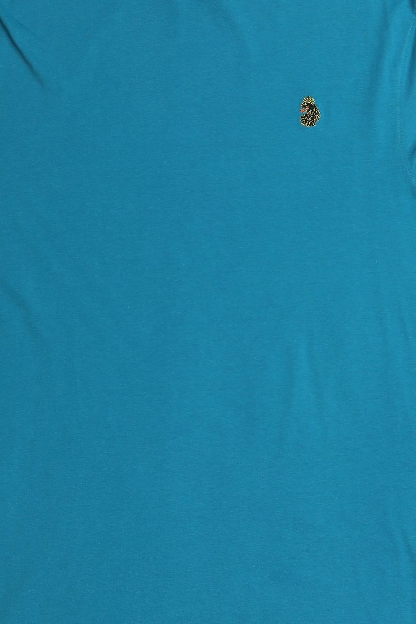 Men Sportswear Fit Short Sleeve Outdoor T-Shirt, Blue