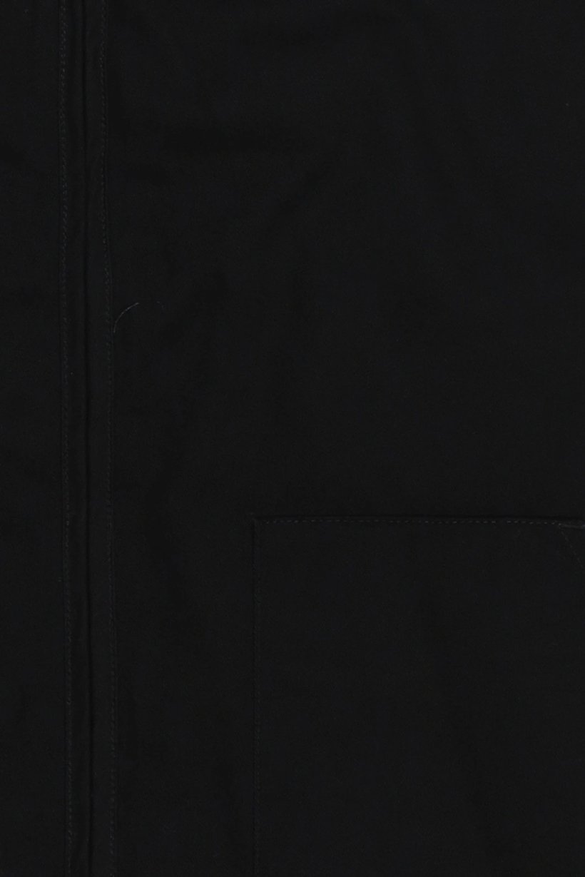Men Solid Vest Jacket, Black