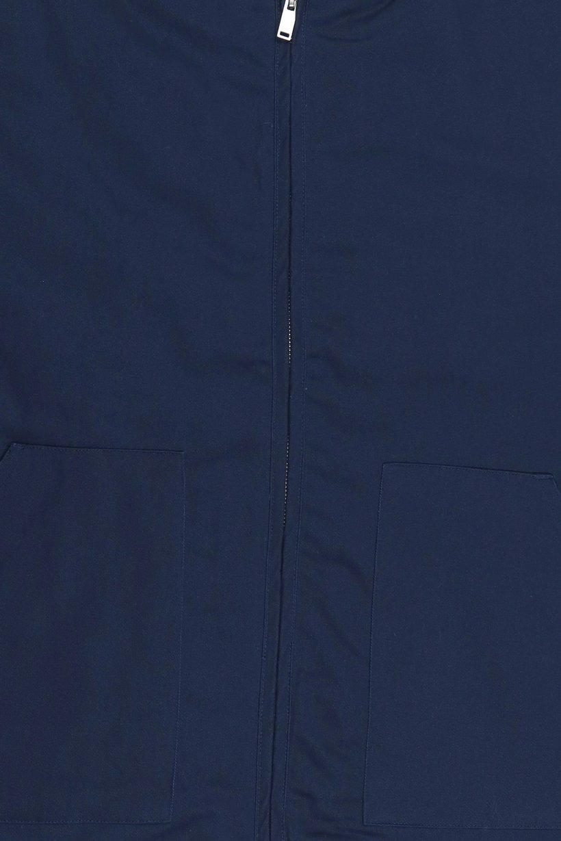 Men Solid Vest Jacket, Navy