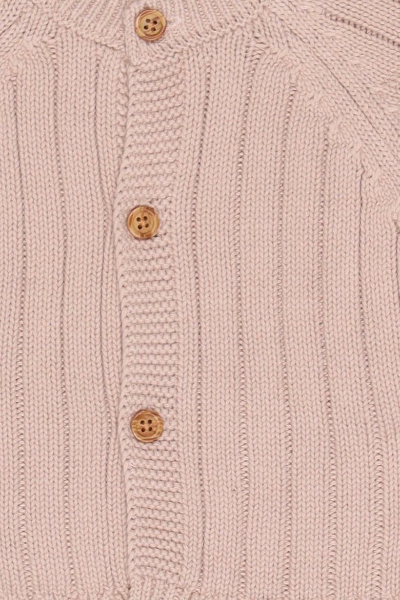 Toddlers Boy Long Sleeve Knitted Cardigans, Light Tan