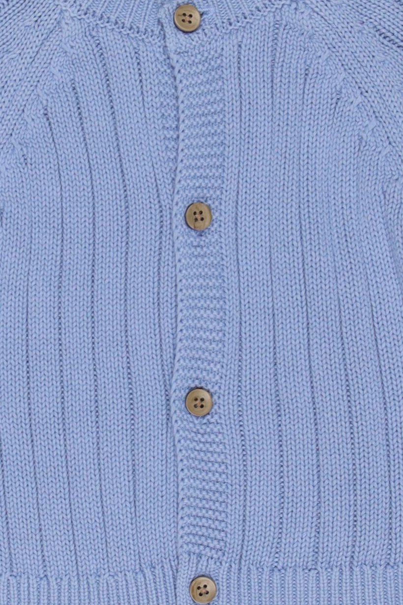 Toddlers Boy Long Sleeve Knitted Sweater, Blue