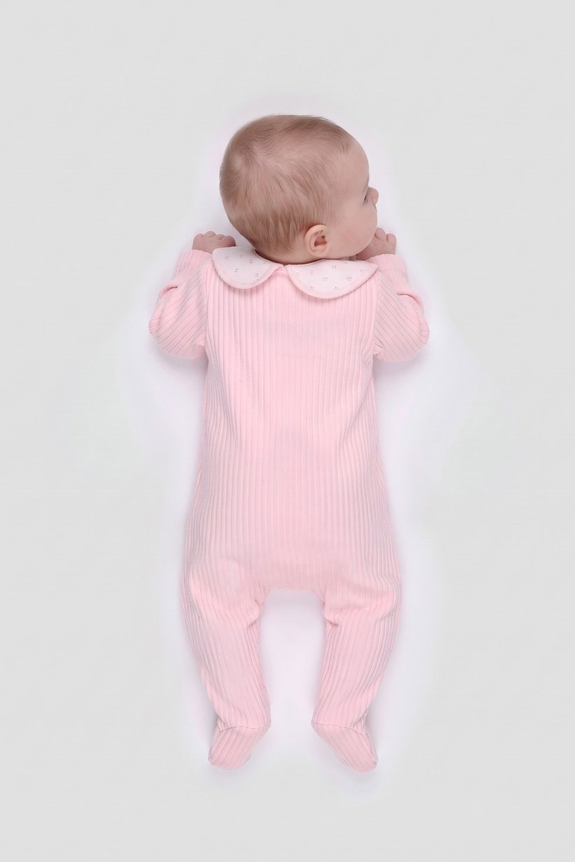 Toddlers Girl 3 Pcs Allover Print Bodysuit And Rompers With Bib, Multicolor