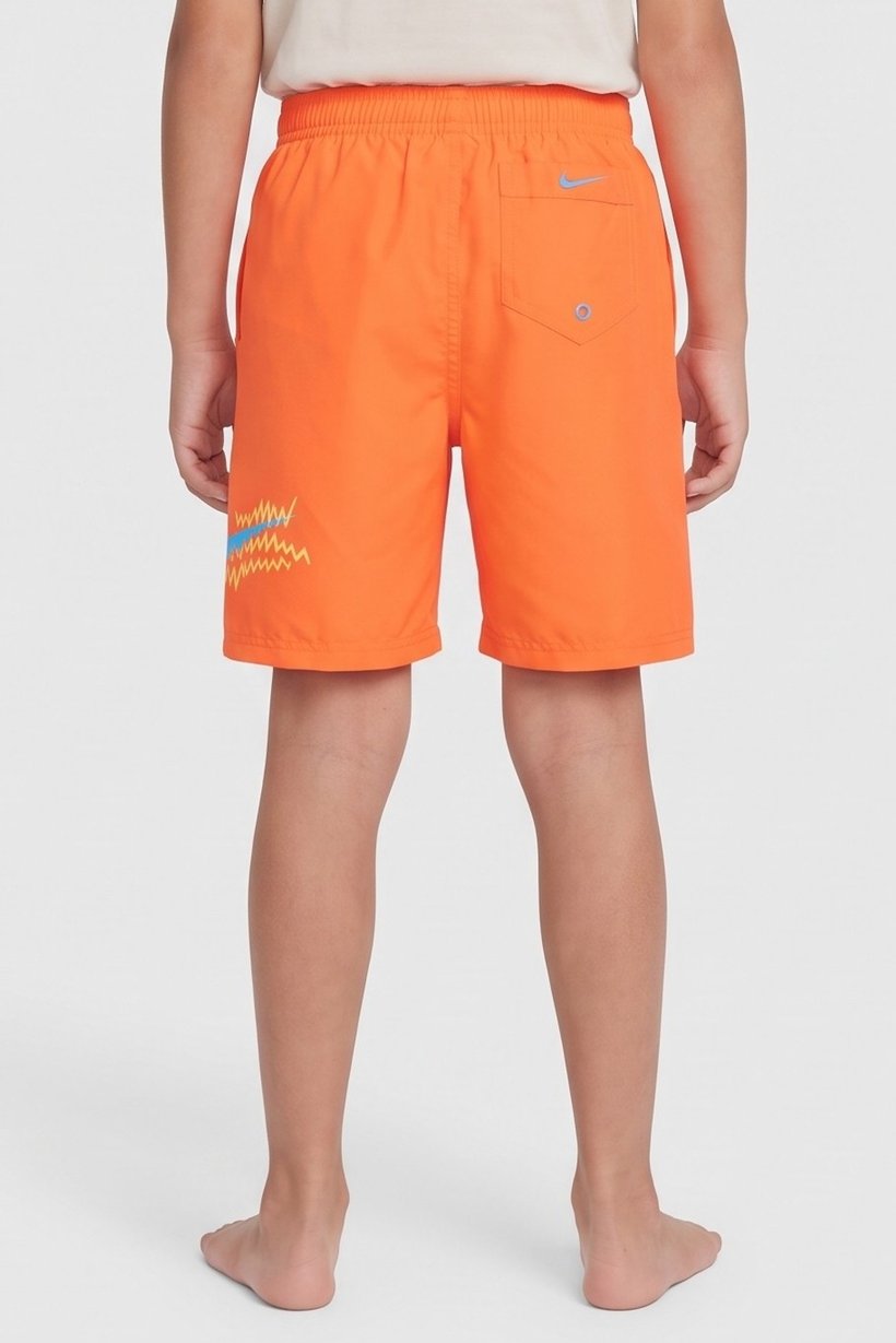 Kids Boy Sportswear Fit Board Shorts, Bright Orange