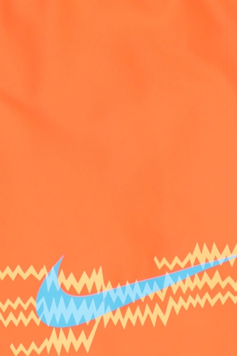 Kids Boy Sportswear Fit Board Shorts, Bright Orange