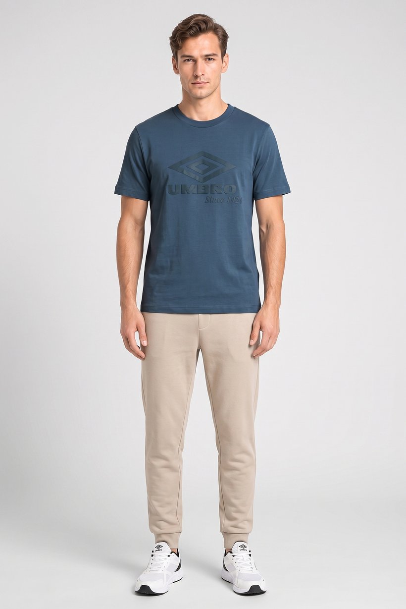 Men Sportswear Fit Short Sleeve Outdoor T-Shirt, Slate Blue