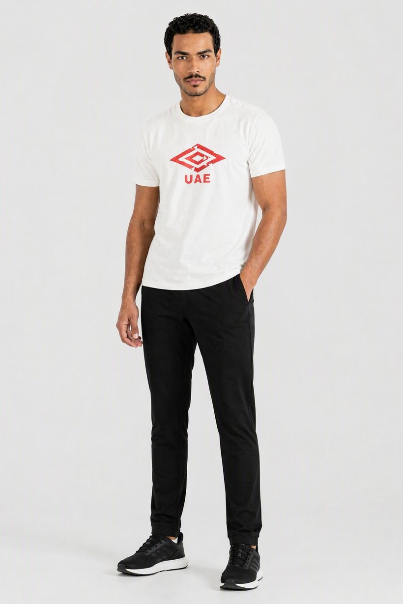 Men Sportswear Fit Short Sleeve Outdoor T-Shirt, White