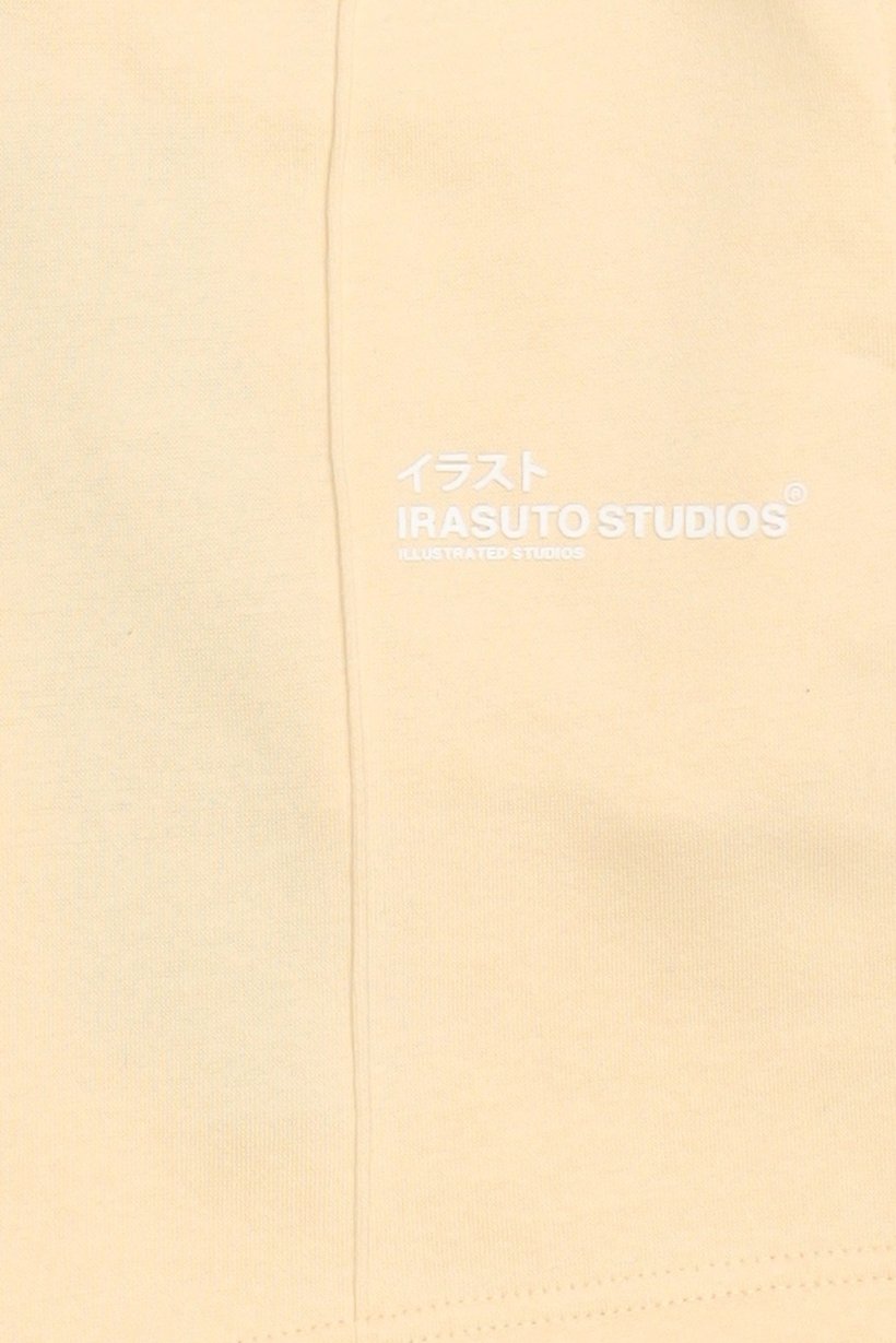 Kids Boy Brand Logo Basic Shorts, Sand