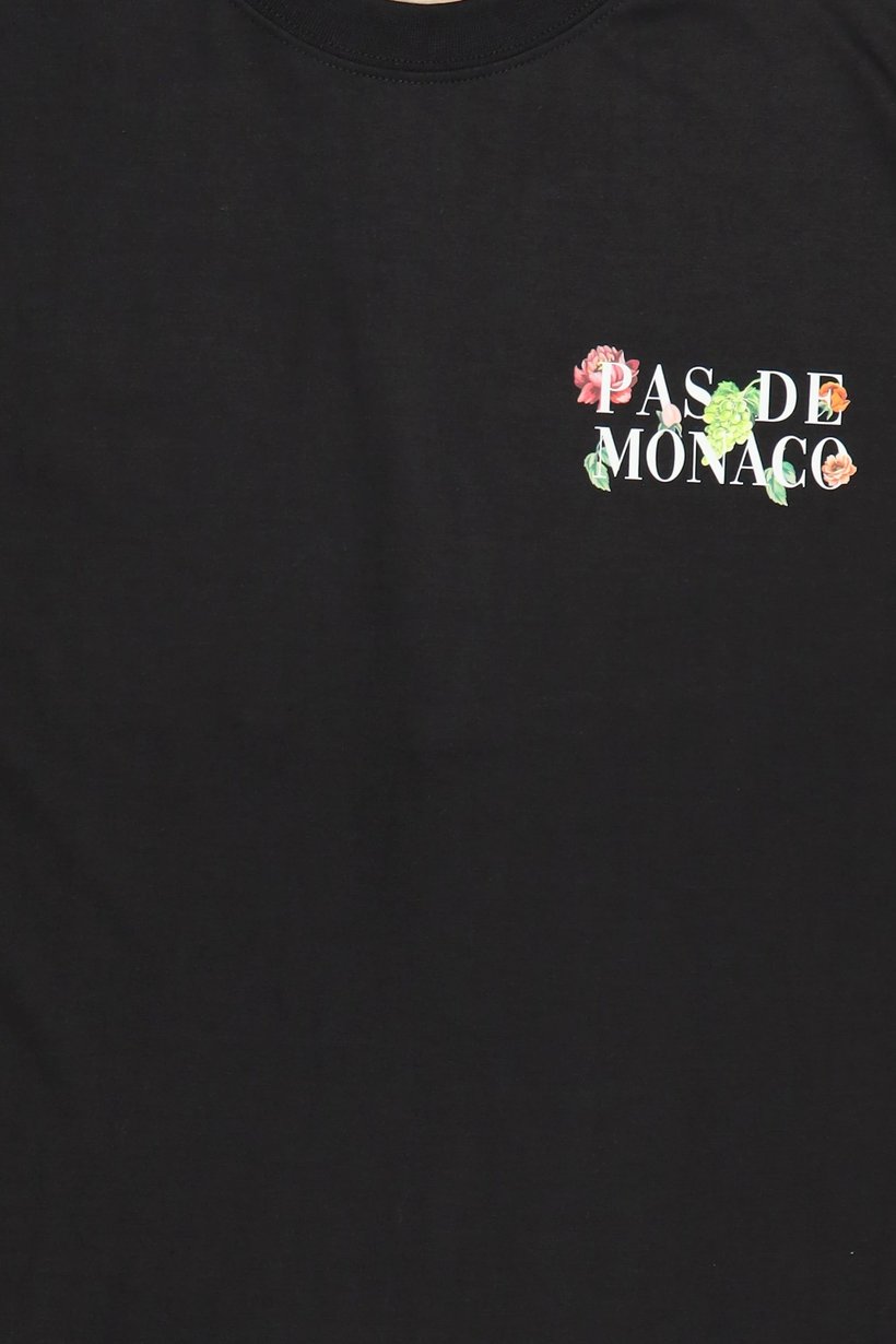 Women Crew Neck Short Sleeve Graphic Print T-Shirt, Black