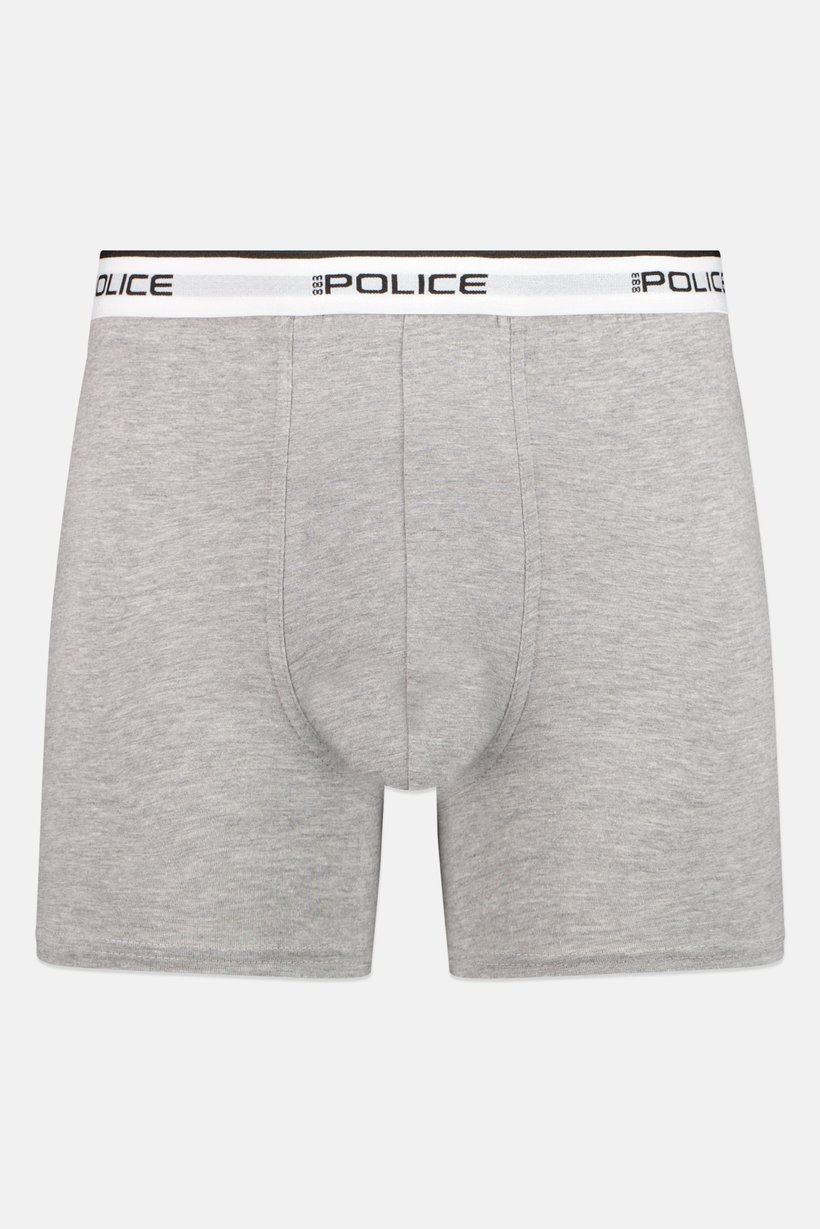 Men 3 Pieces Brand Logo Boxer Briefs, Multicolor