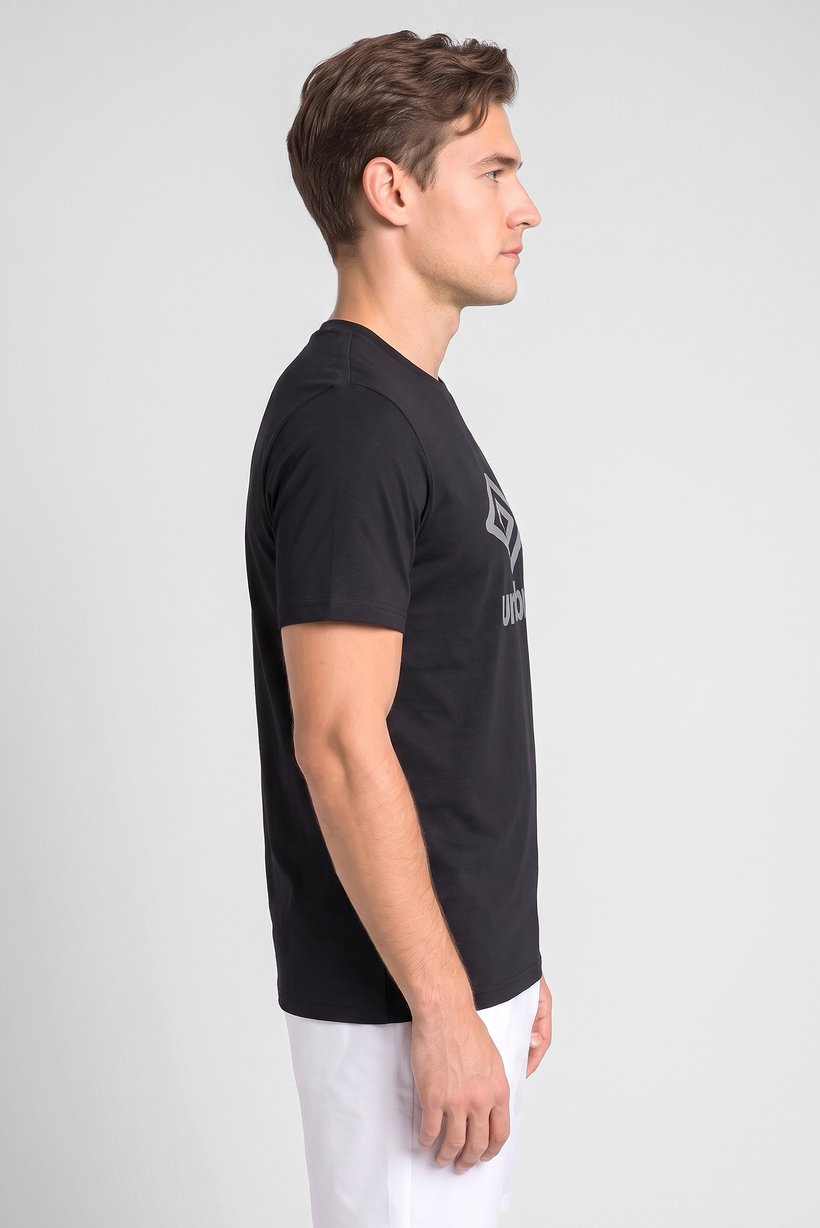 Men Sportswear Fit Short Sleeve Outdoor T-shirt, Black