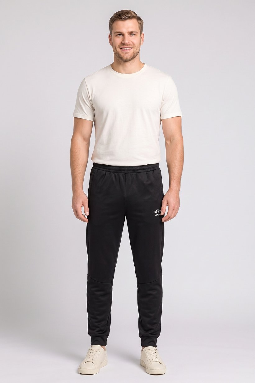 Men Sportswear Fit Training Sweatpants, Black