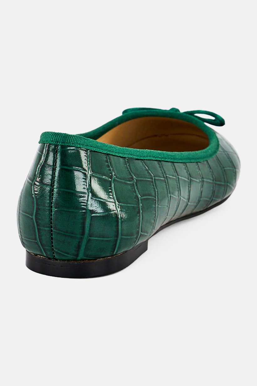 Women Maddox Slip On Flats, Dark Green