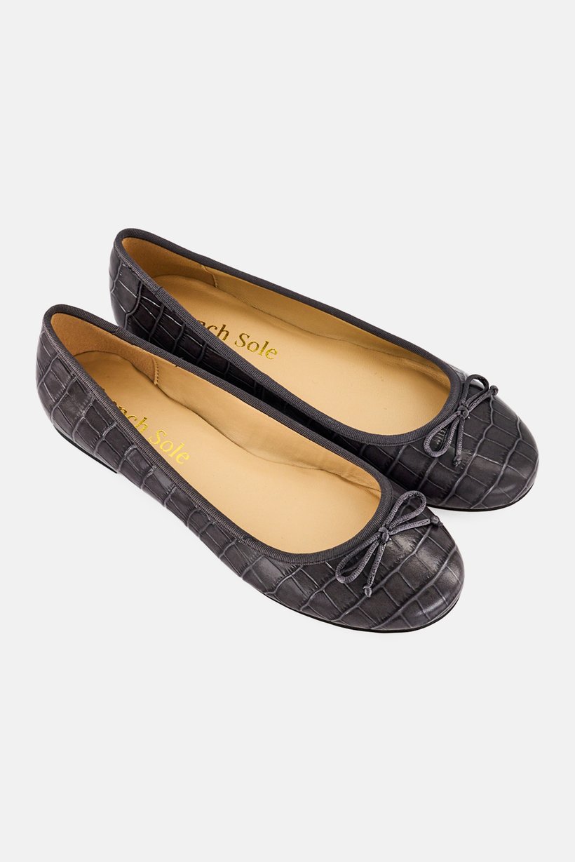 Women Maddox Slip On Flats, Dark Grey