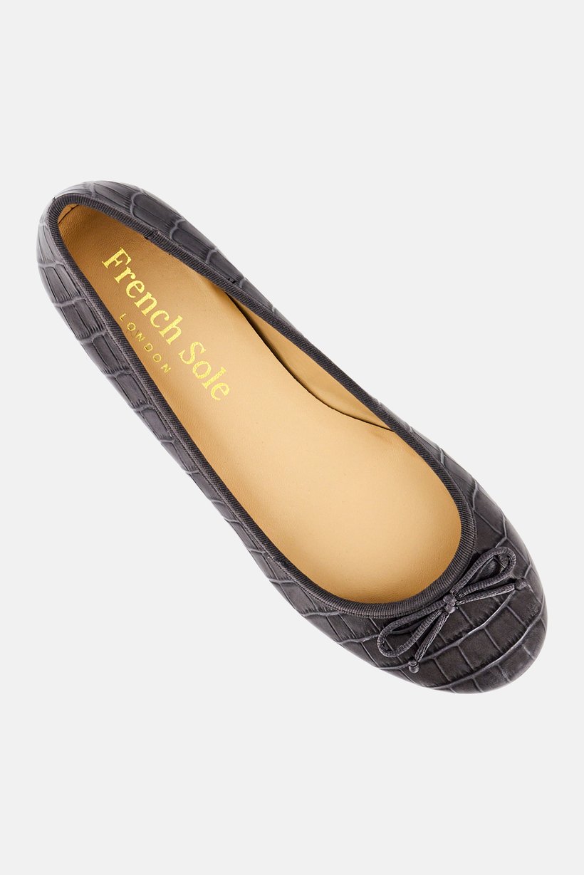 Women Maddox Slip On Flats, Dark Grey
