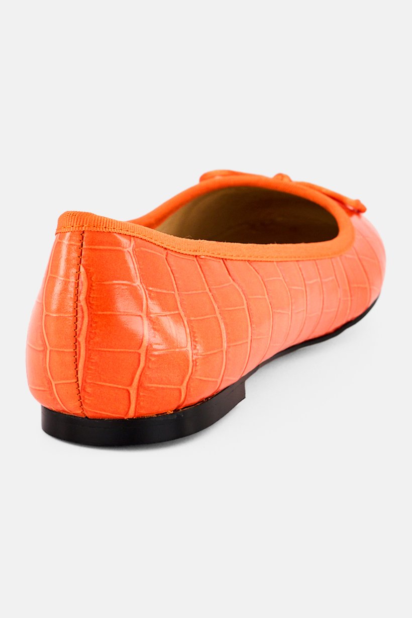 Women Maddox Slip On Flats, Orange