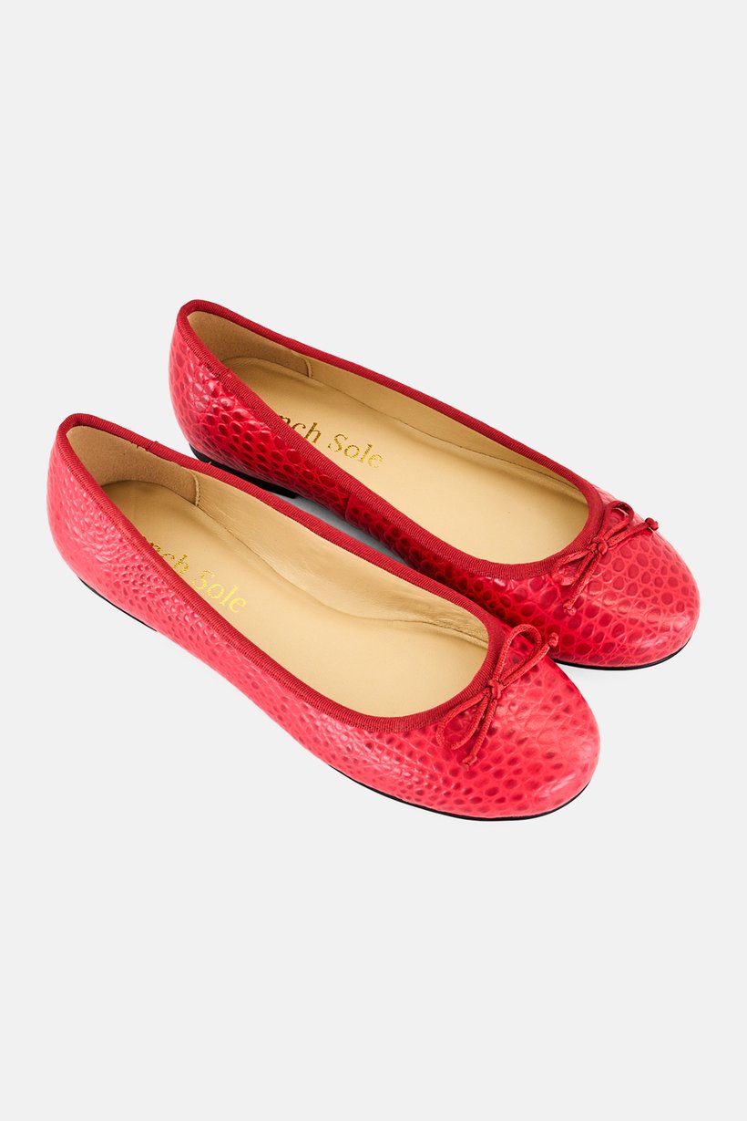 Women Maddox Slip On Flats, Red