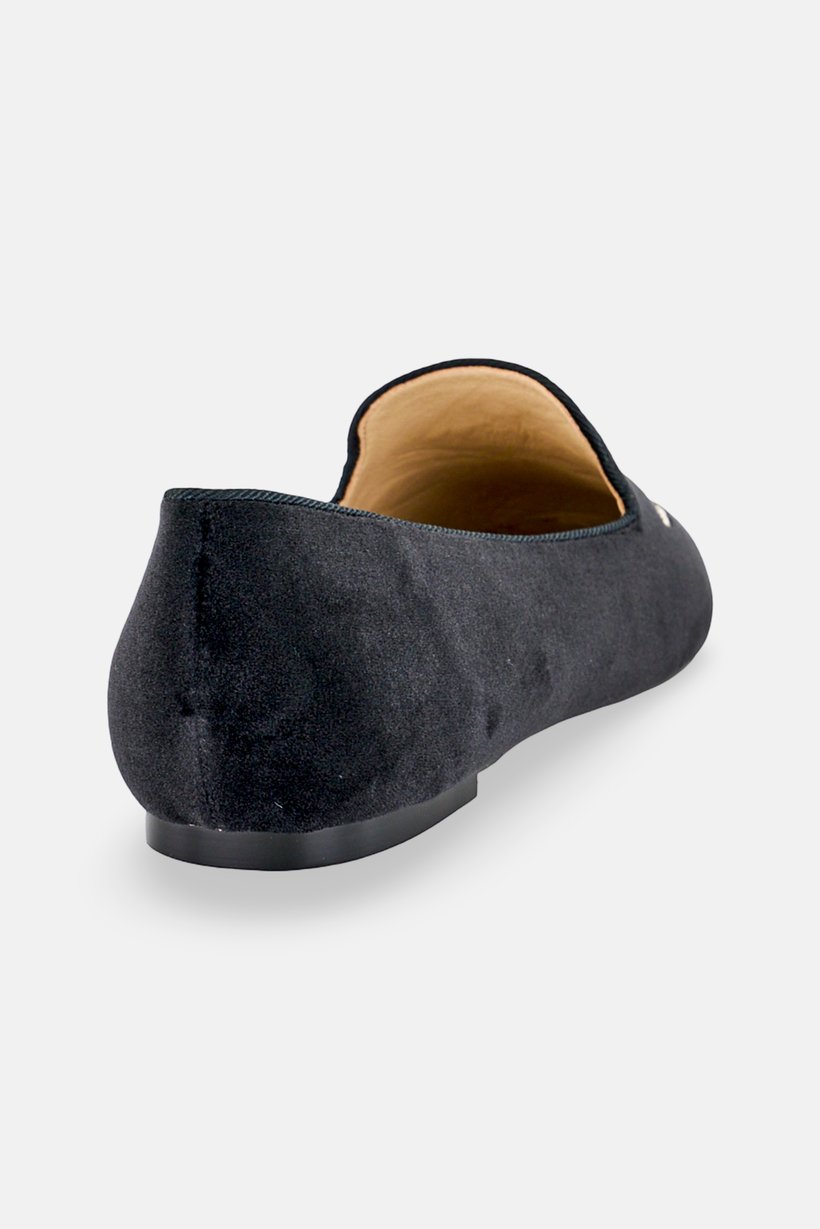 Women Hefner Slip On Flats, Black