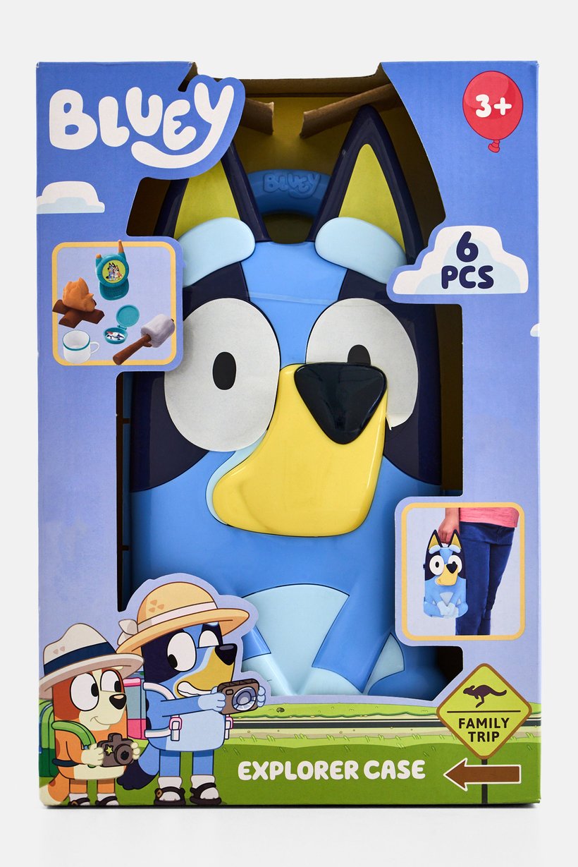 6 Pcs Bluey Explorer Suitcase