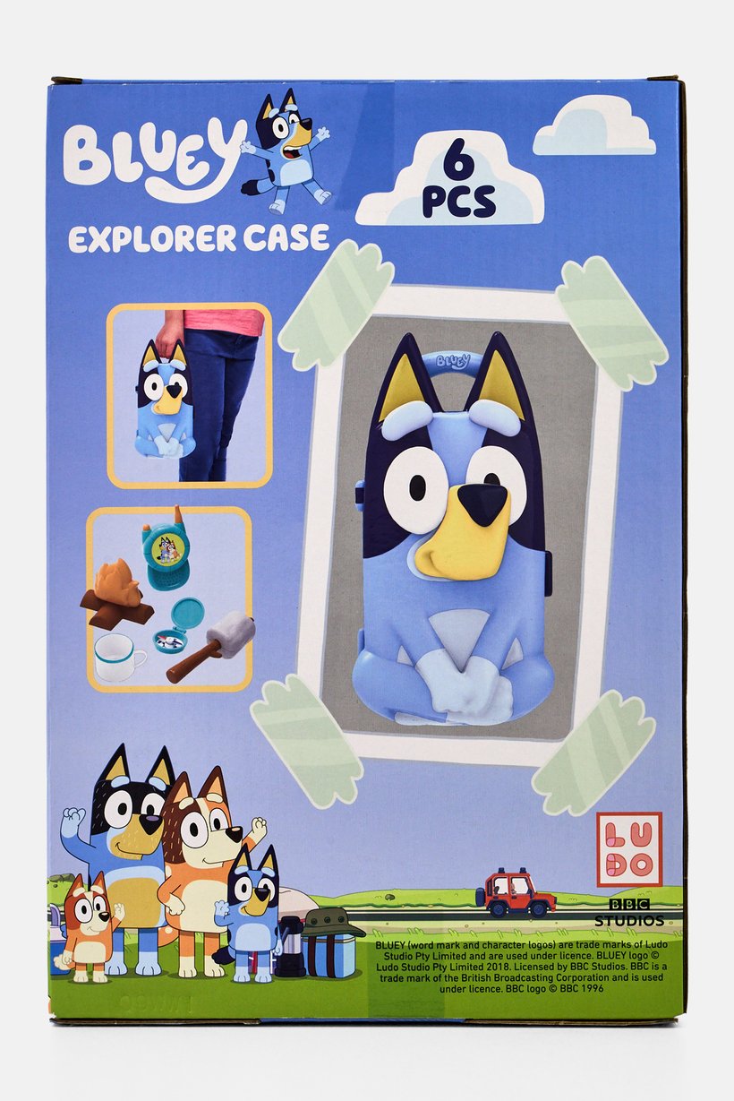 6 Pcs Bluey Explorer Suitcase