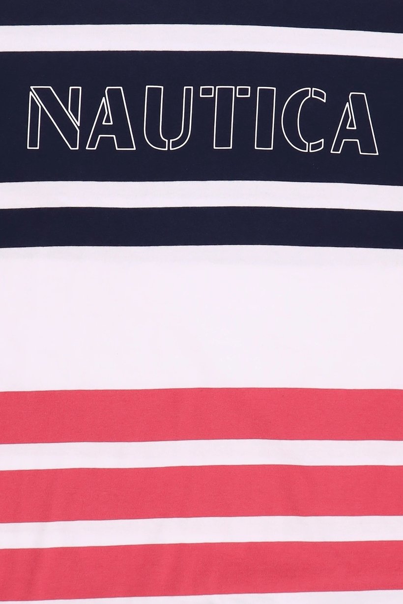Men Crew Neck Short Sleeve Stripe T-Shirt, Multicolor