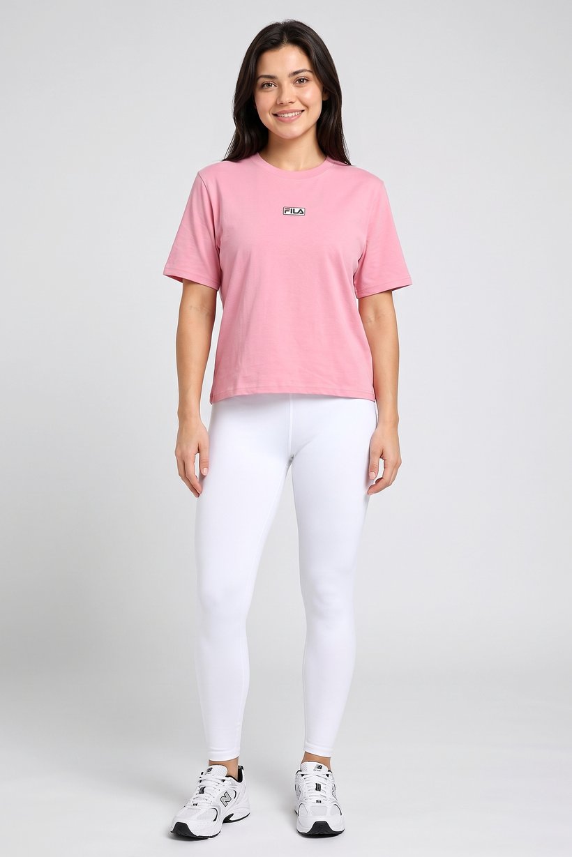 Women Boxy Fit Short Sleeve Outdoor T-Shirt, Pink