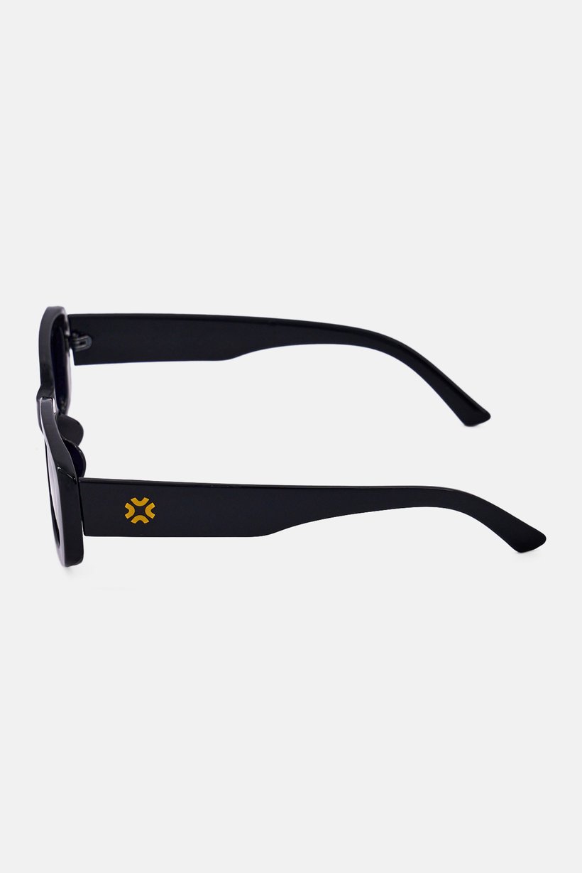 Women 200039002 Rectangle Sunglasses, Black