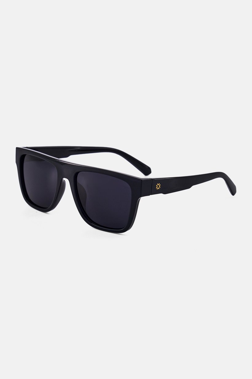 Men 200048000 Square Sunglasses, Black