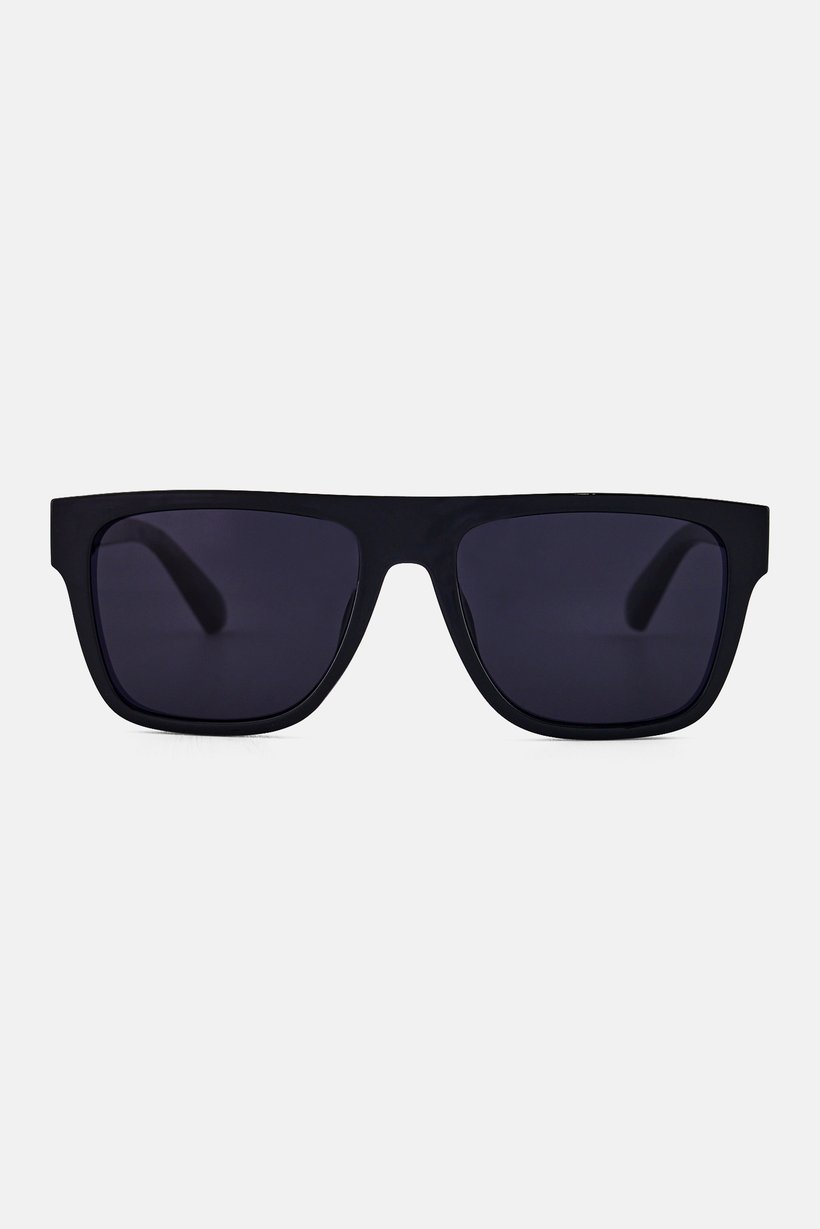 Men 200048000 Square Sunglasses, Black