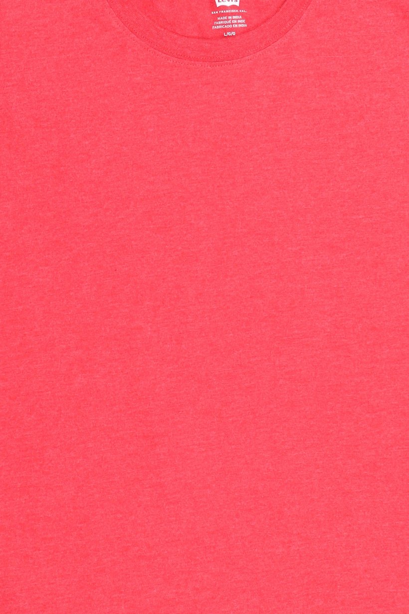 Men Crew Neck Short Sleeve Plain T-Shirt, Red