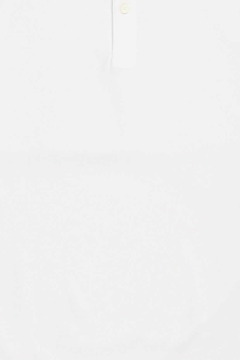 Men Regular Fit Plain Short Sleeve Polo Shirt, Off-White