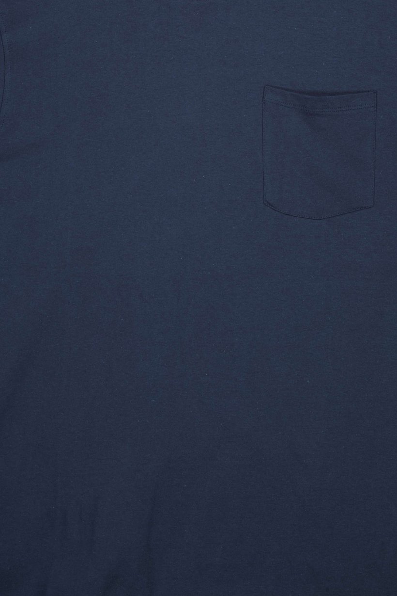 Men Crew Neck Short Sleeve Plain T-Shirt, Navy