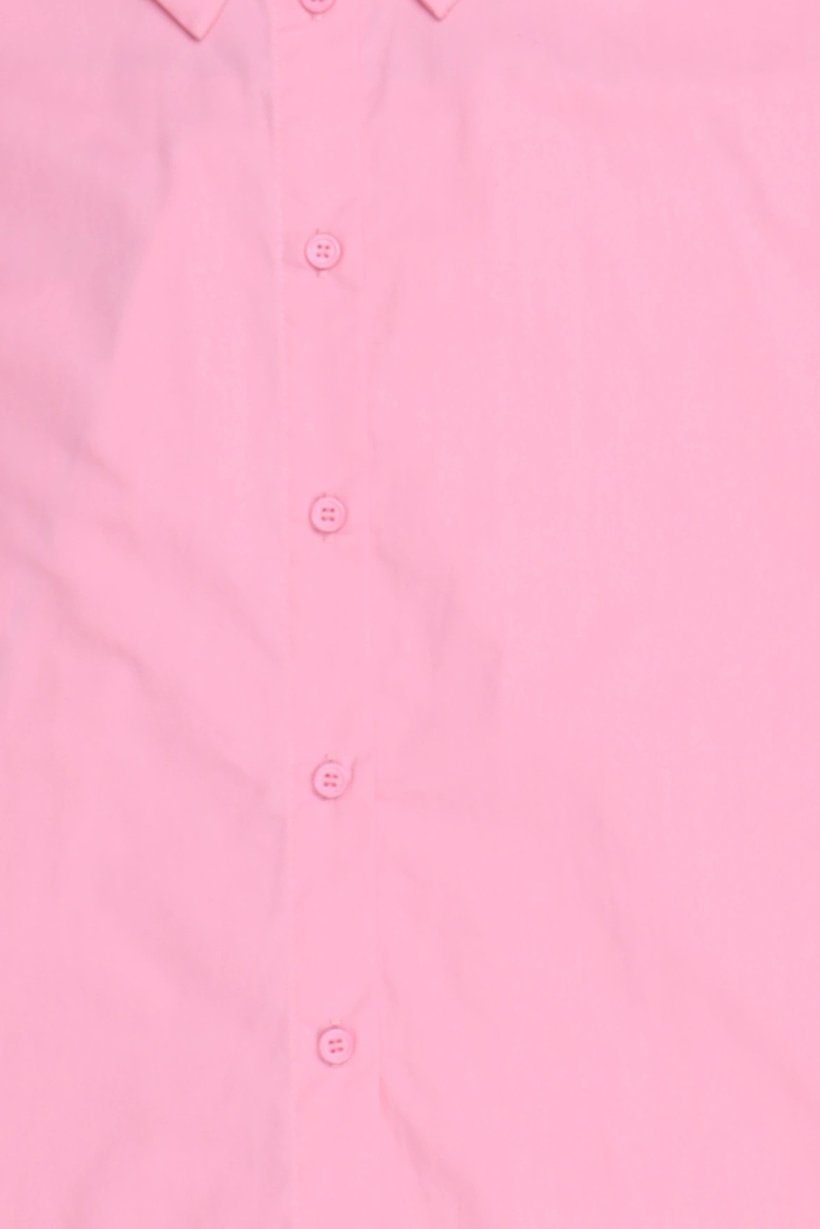 Women Regular Fit Plain Long Sleeve Shirt, Pink