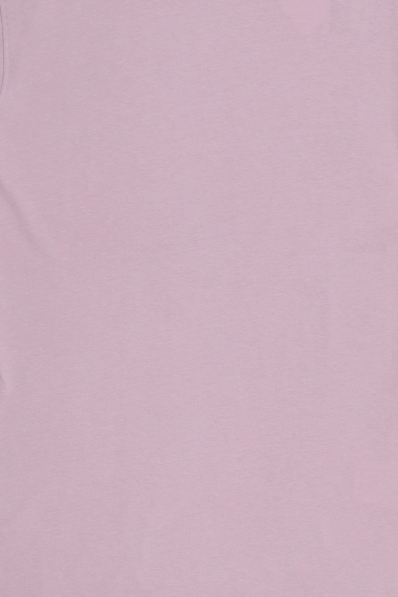 Men Crew Neck Short Sleeve Plain T-Shirt, Mauve