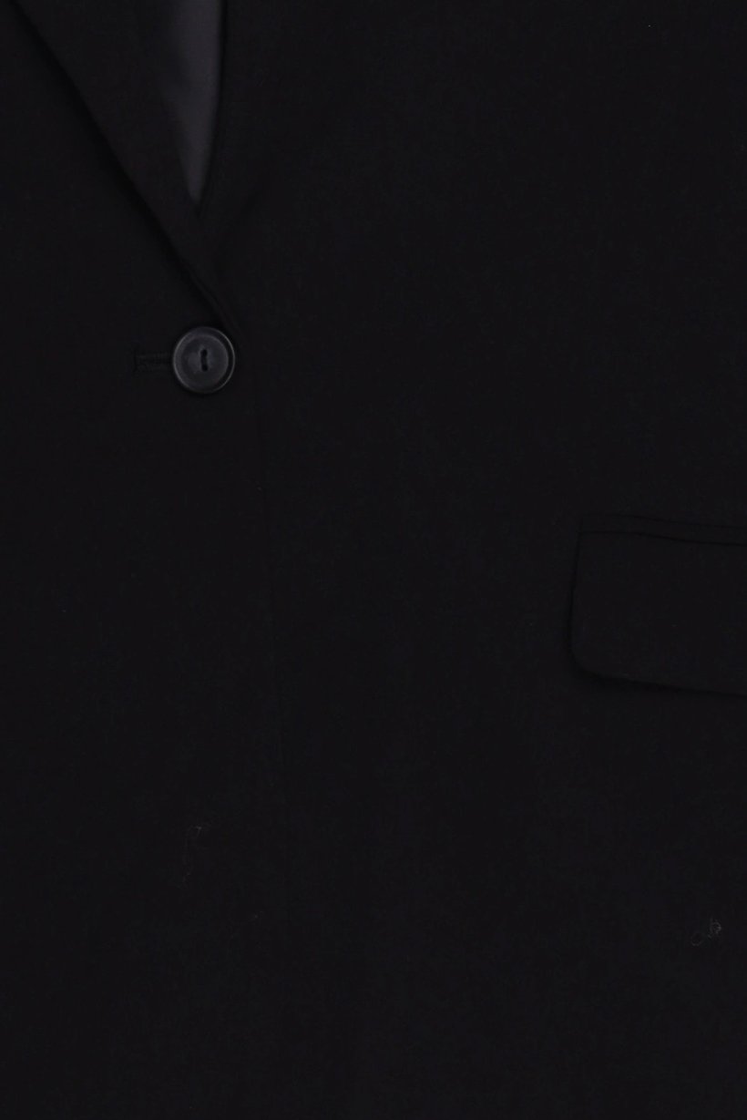 Women Regular Fit Solid Casual Blazer, Black