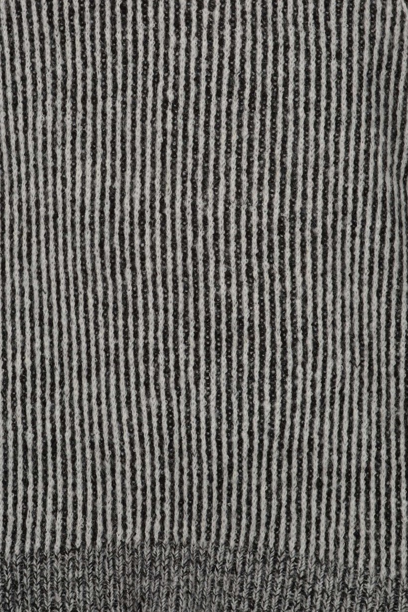 Women Crew Neck Knitted Sweater, Grey