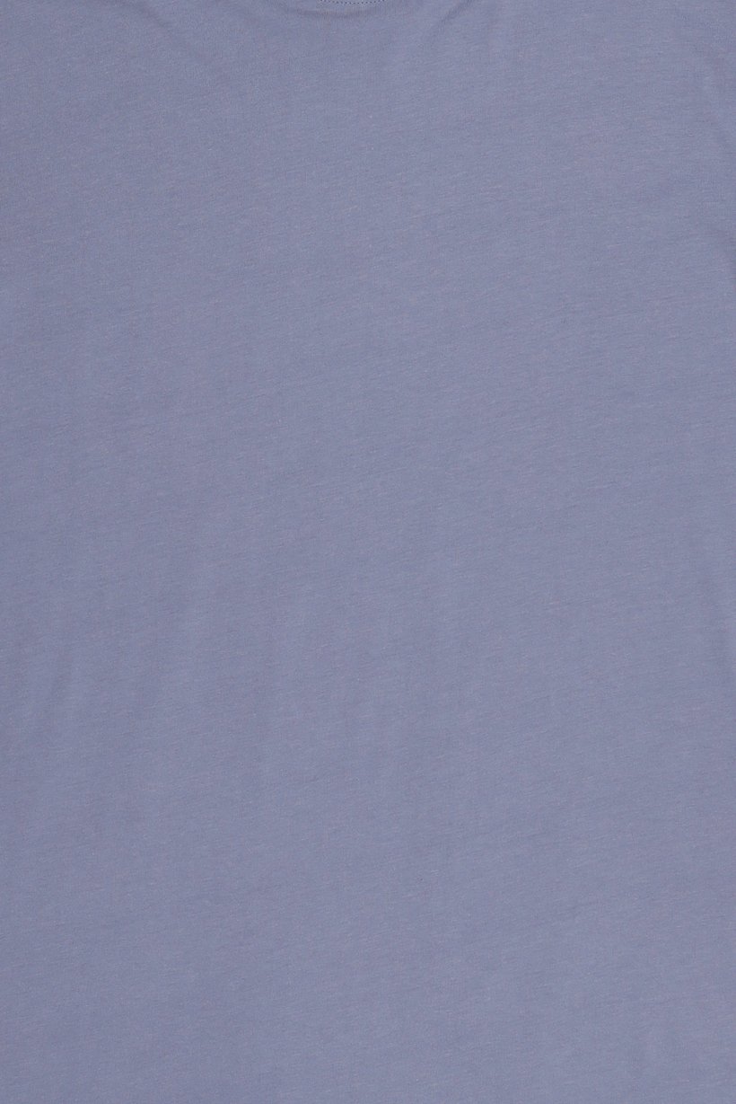 Men Crew Neck Short Sleeve Plain T-Shirt, Slate Grey