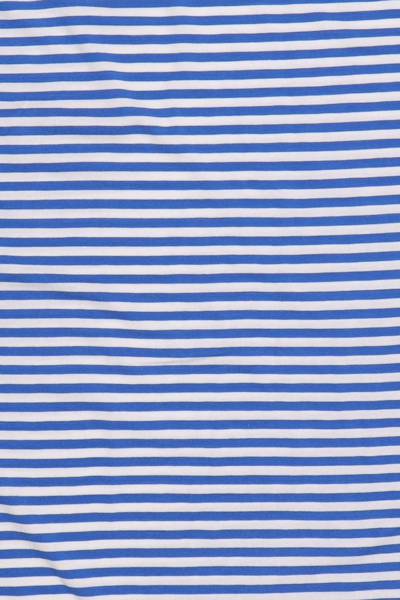 Women Round Neck Cap Sleeve Stripe T-Shirt, Multicolor