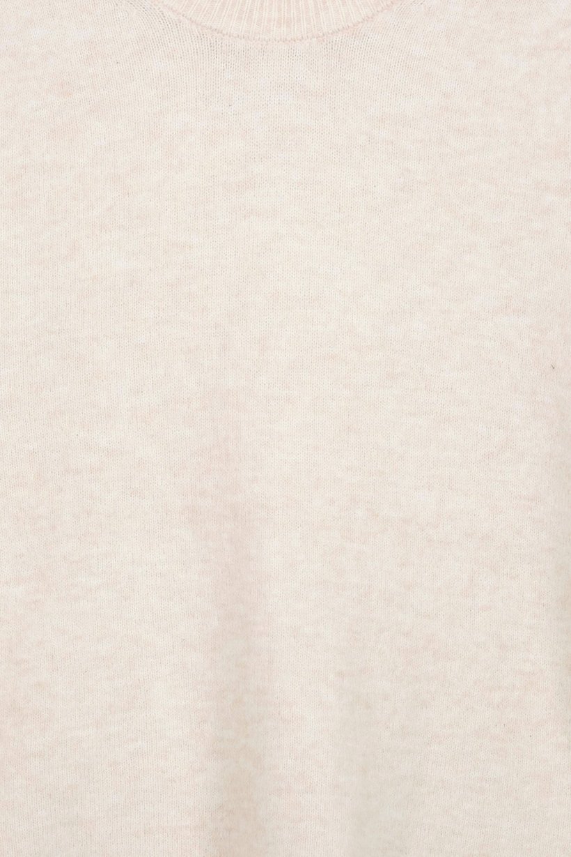 Selected Homme Men Crew Neck Textured Sweater, Beige
