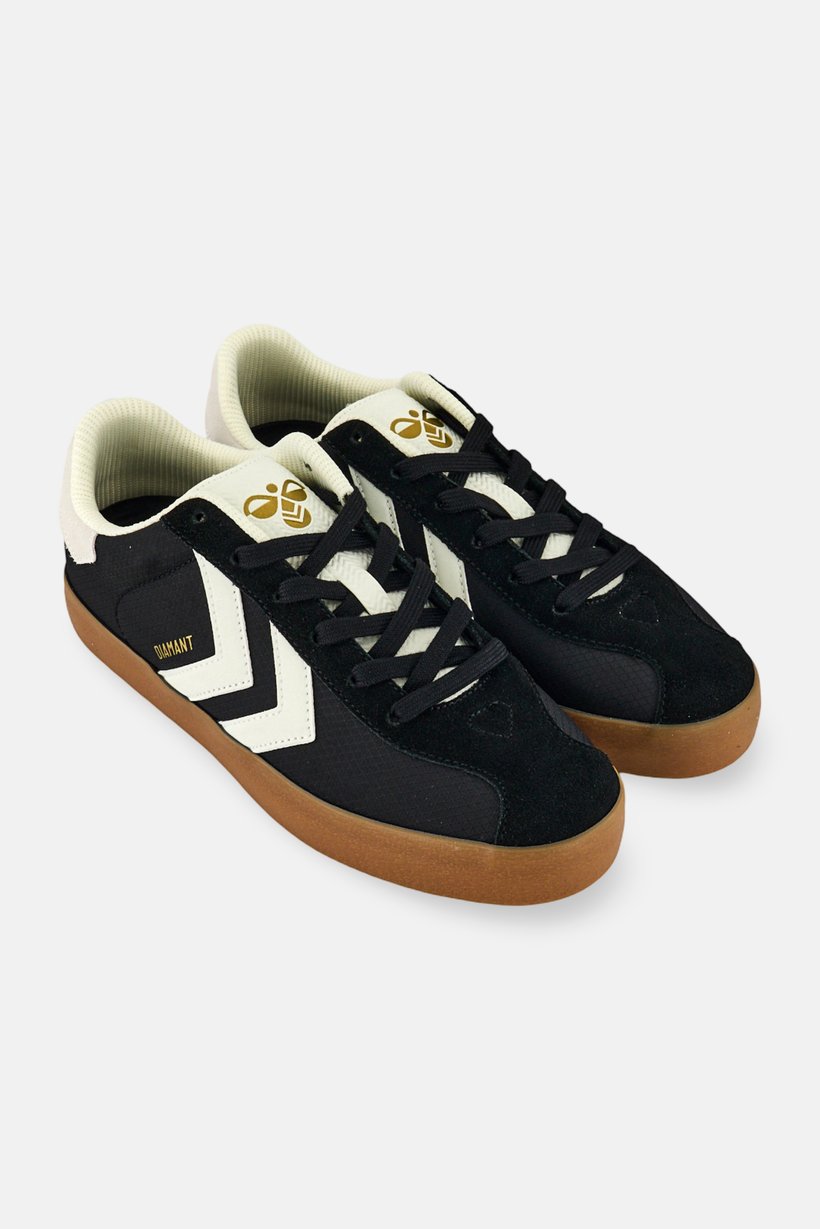 Kids Boy Diamant Lx-E Rs Lace Up Handball Shoes, Black