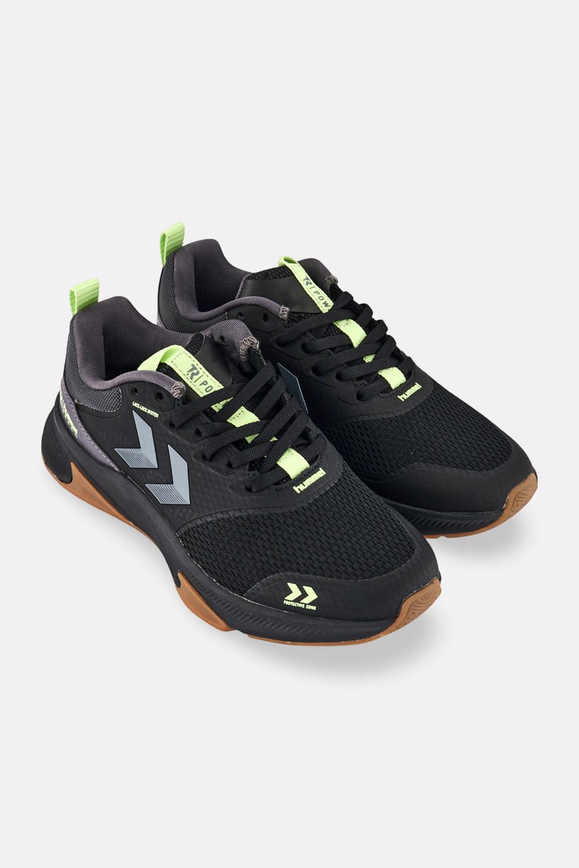 Kids Boy Reach Tr Power Lace Up Training Shoes, Black