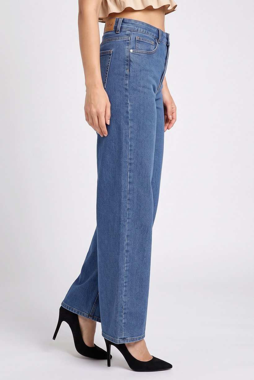 Women Regular Fit Stretchable Denim Jeans, Blue