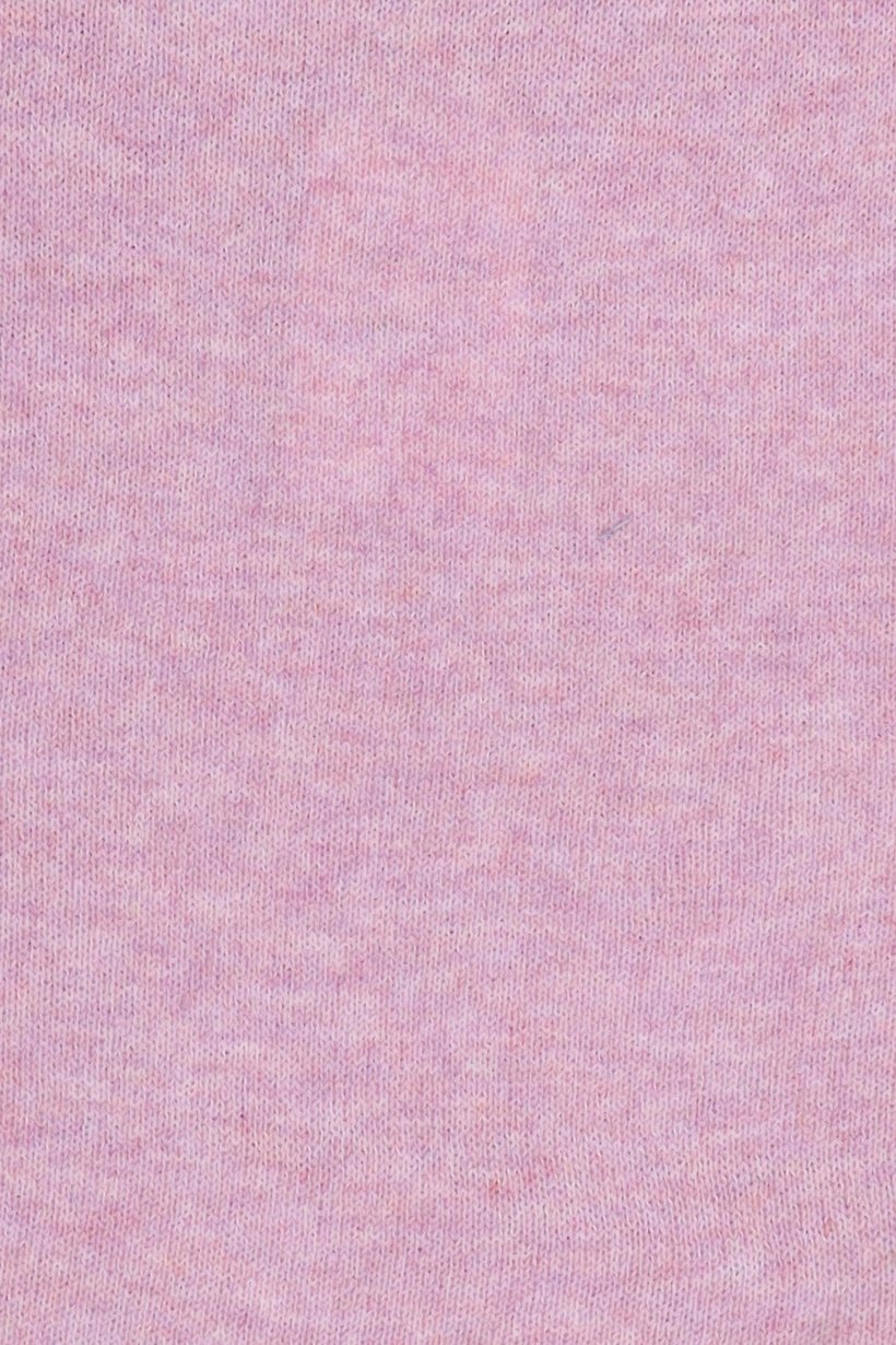 Women Crew Neck Knitted Sweater, Pink