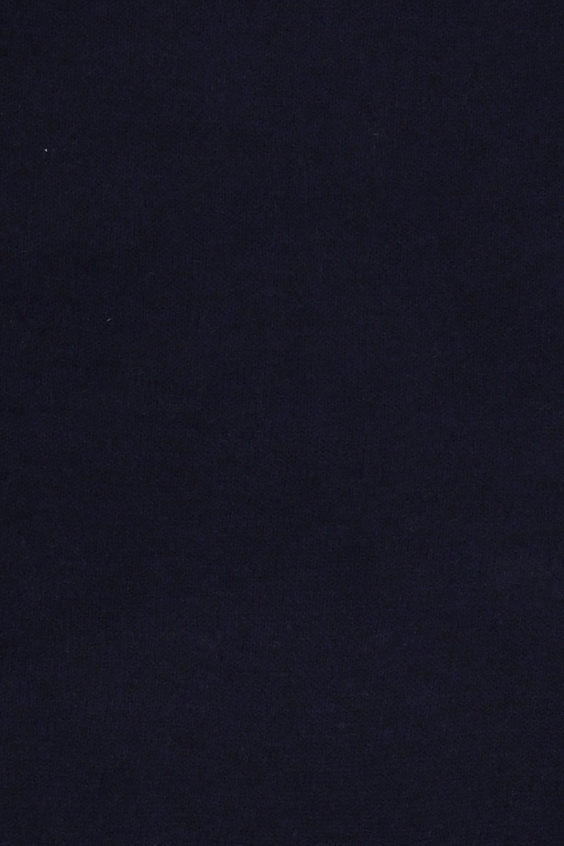 Women Crew Neck Knitted Sweater, Navy Blue