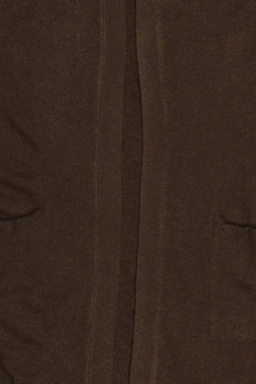 Women Knitted Long Sleeve Cardigan, Chocolate