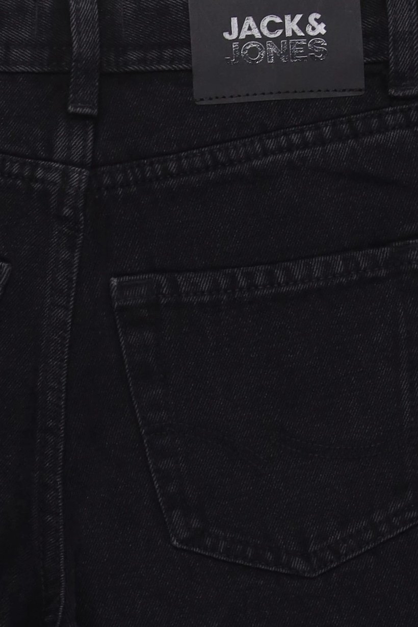Kids Boy Regular Fit Solid Non Stretch Jeans, Black