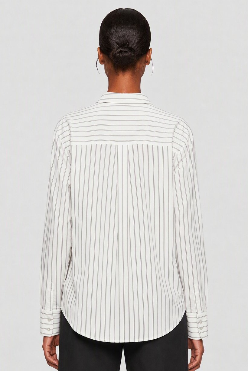 Women Regular Fit Stripe Long Sleeve Shirt, Multicolor