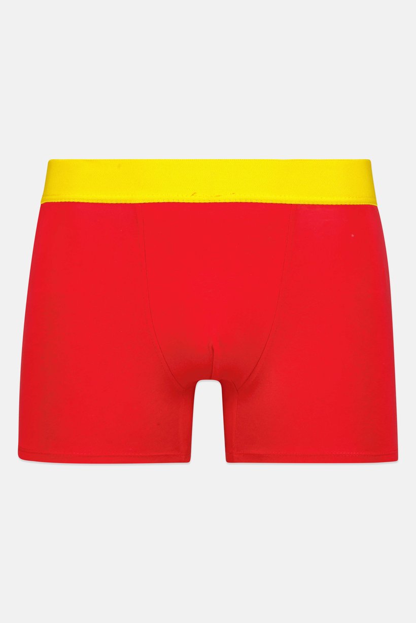 Men 3 Pcs Graphic Print Boxer Briefs, Multicolor