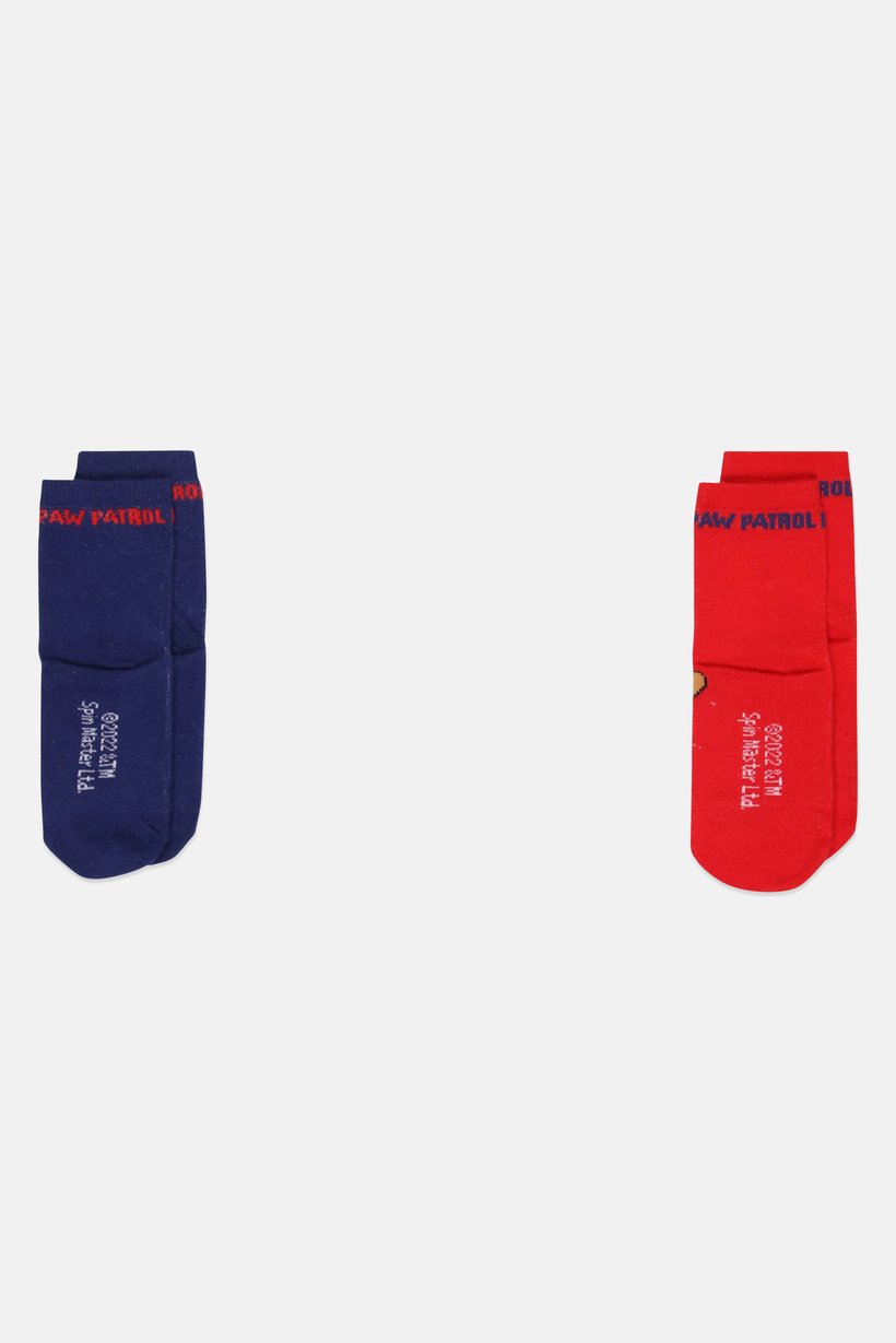 Kids Boy 2 Pairs Paw Patrol Crew Socks, Multicolor